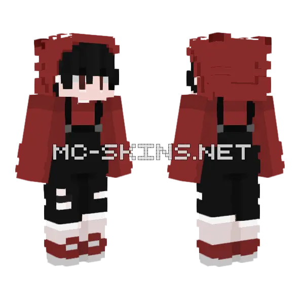Clown 3 Minecraft skin, front and back