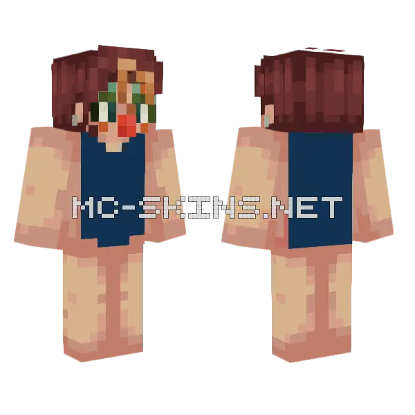 Clown Character Unfinished Minecraft skin, front and back