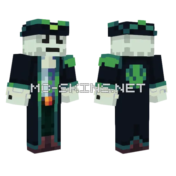 Clown Skin Minecraft skin, front and back