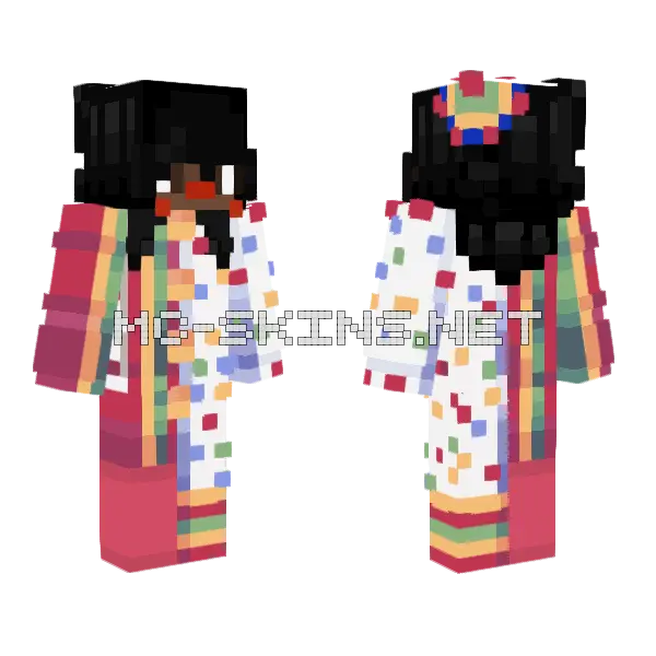Clown Skin Minecraft skin, front and back