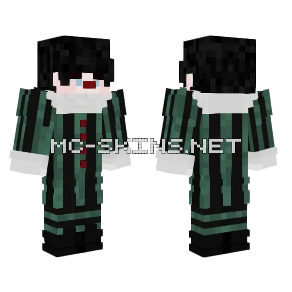 Clown Skin Minecraft skin, front and back