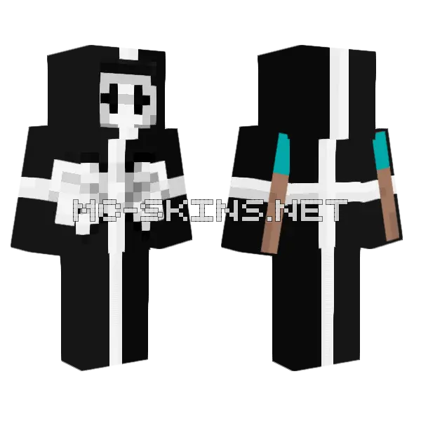 Clownpierce Present Minecraft skin, front and back