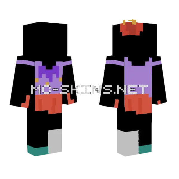 Clown's Rival Ob Minecraft skin, front and back