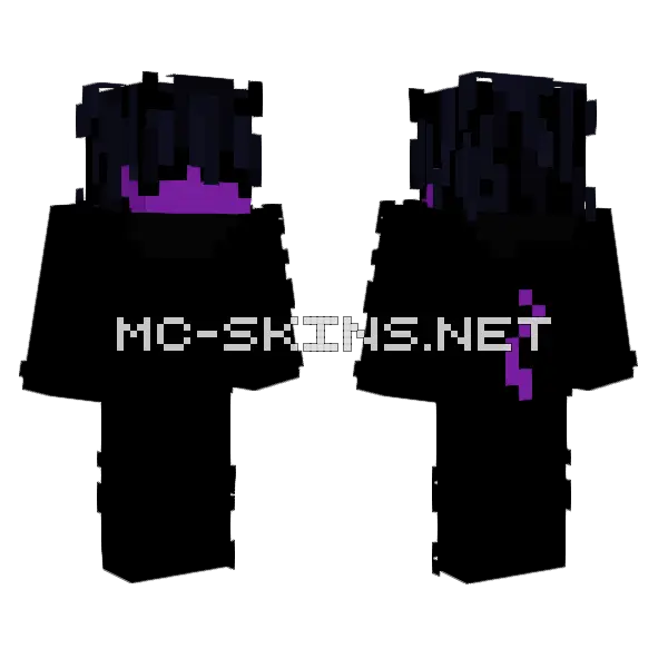 Clowwver Minecraft skin, front and back