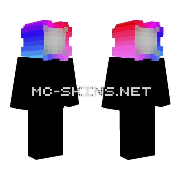 Club Contest Minecraft skin, front and back