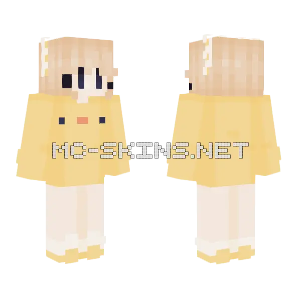 Cluck Cluck Raffle Base Minecraft skin, front and back