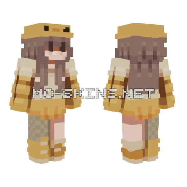 Clucks In Foreign Languages Minecraft skin, front and back