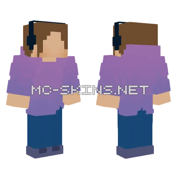 Cluelesspersonlol Skin Minecraft skin, front and back