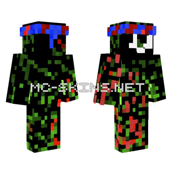 Cly Minecraft skin, front and back