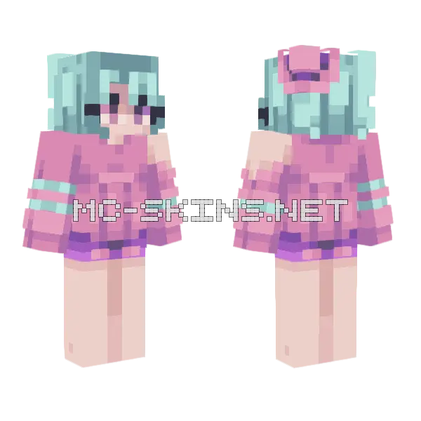 COCO Minecraft skin, front and back