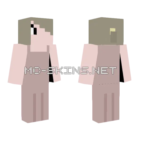 Cocoa Bean Minecraft skin, front and back