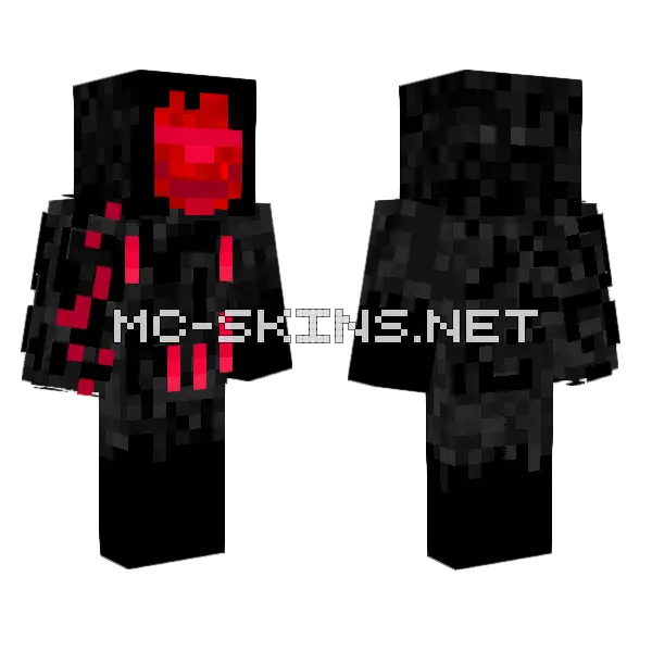 Code Man Entity Creepypasta Minecraft skin, front and back