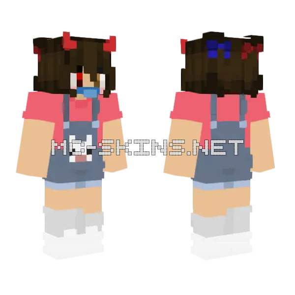 Coeio Minecraft skin, front and back