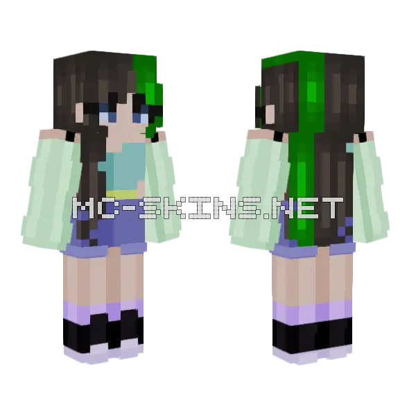 Coffee Tr1 Minecraft skin, front and back