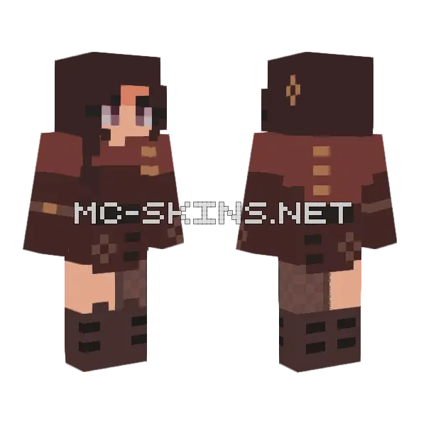 Cogs And Stuff Reshade Minecraft skin, front and back
