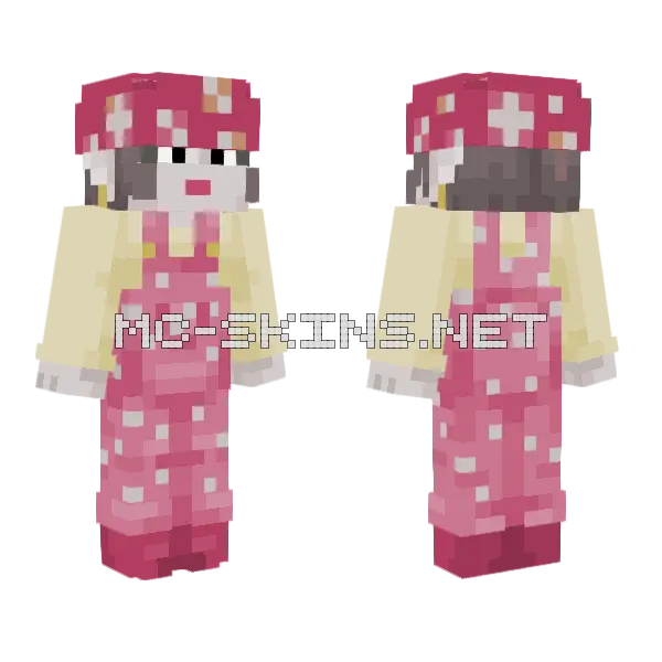Cogumi Girl Minecraft skin, front and back