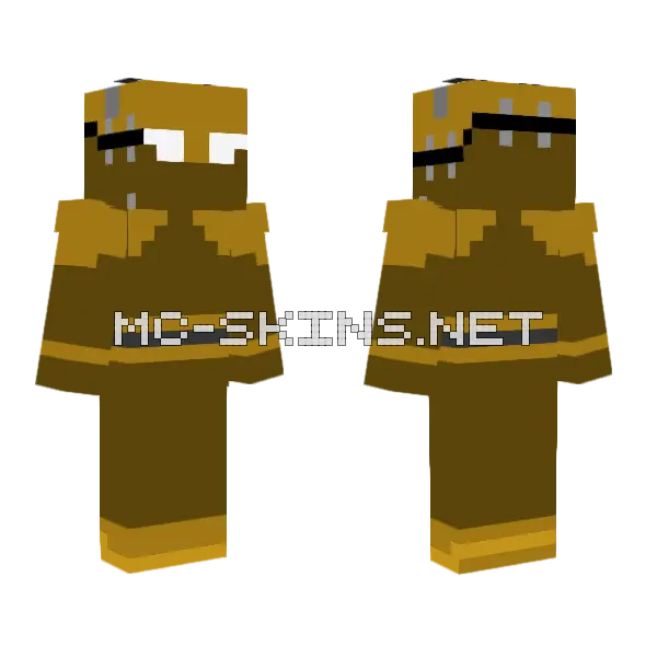 Cogwork Robot Minecraft skin, front and back