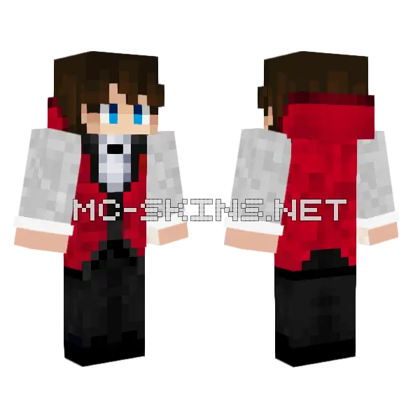Coinflip Cj Minecraft skin, front and back