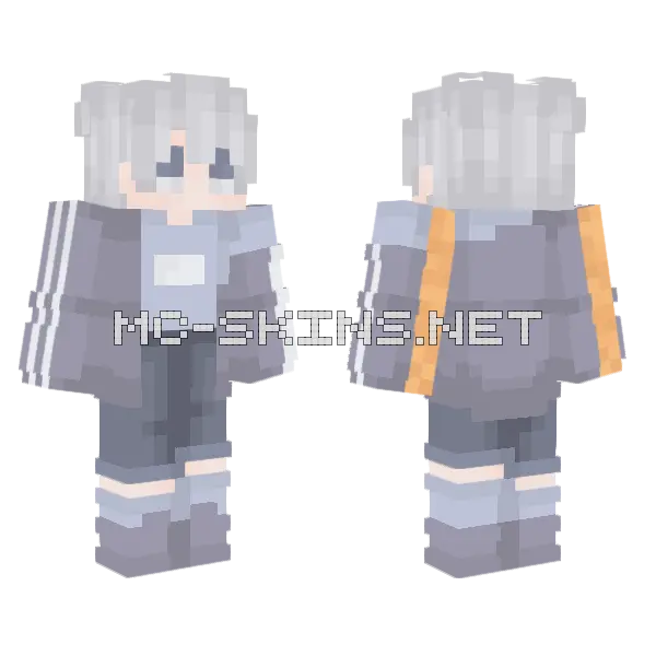 Cold Cold Weather Minecraft skin, front and back