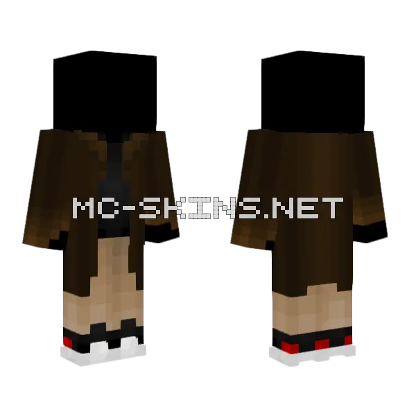 Cold Day Comfy Clothes Part 25 Minecraft skin, front and back