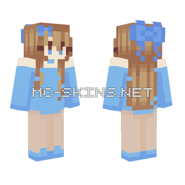 Cold Nights Minecraft skin, front and back