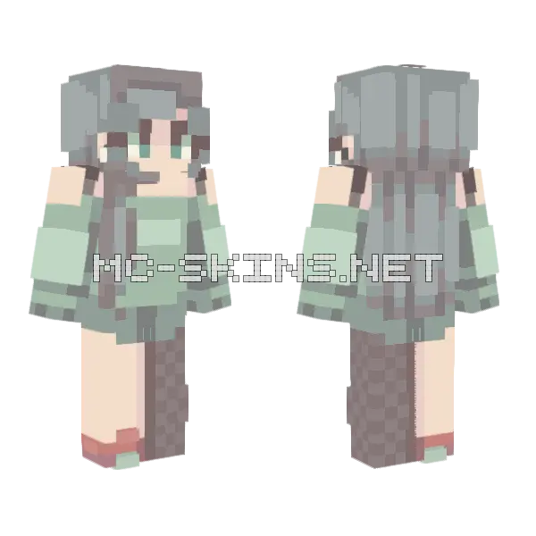 Cold Ocean FS Minecraft skin, front and back