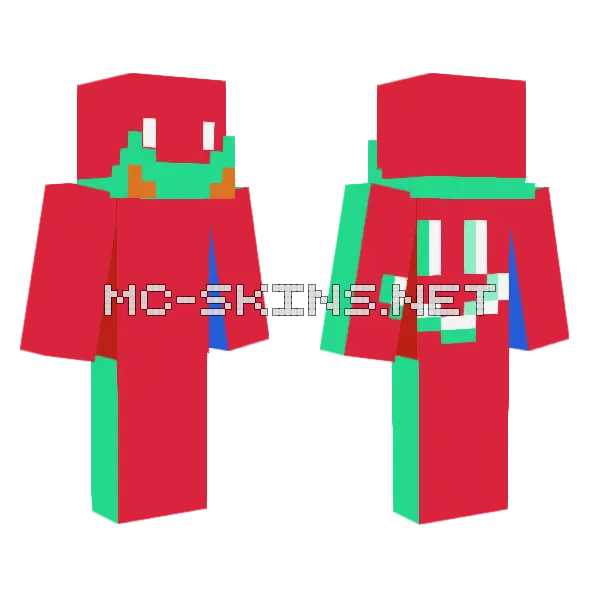 Colgate OC Minecraft skin, front and back