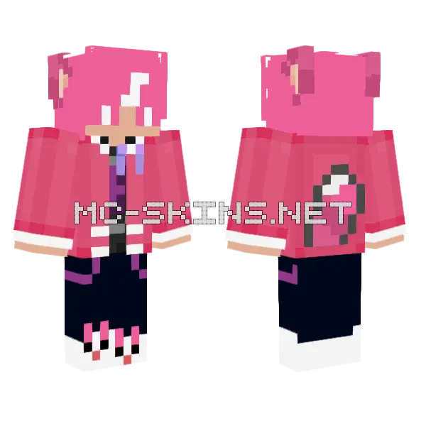 Colgaty V2 Minecraft skin, front and back
