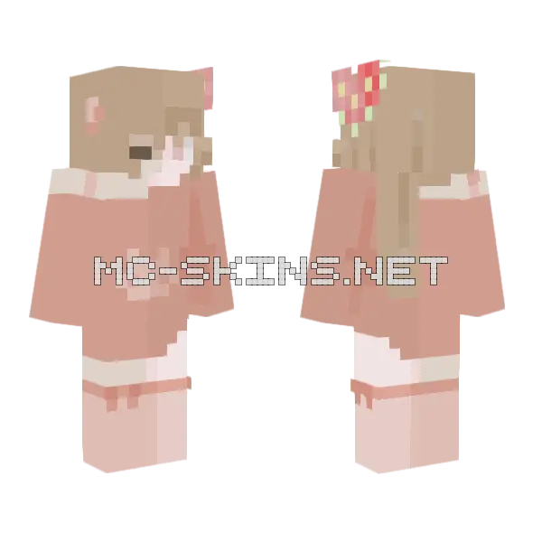 Collab With Catastrophethequeen Minecraft skin, front and back