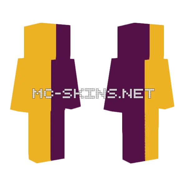 Collaboration Skin Minecraft skin, front and back