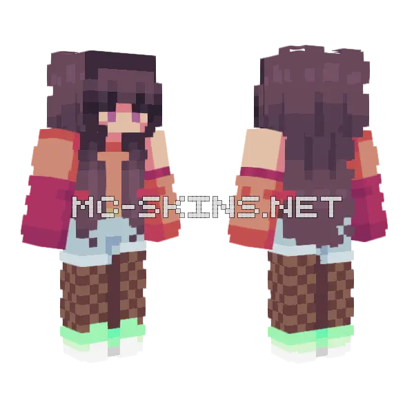 Color Palette 1 1 3 Minecraft skin, front and back