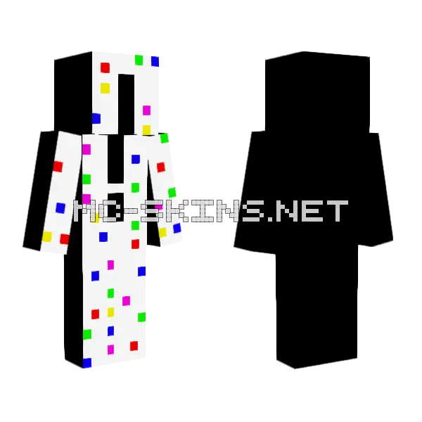 Color Palette Contest Results Minecraft skin, front and back