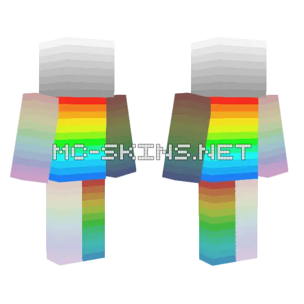 Colour Palette Minecraft skin, front and back