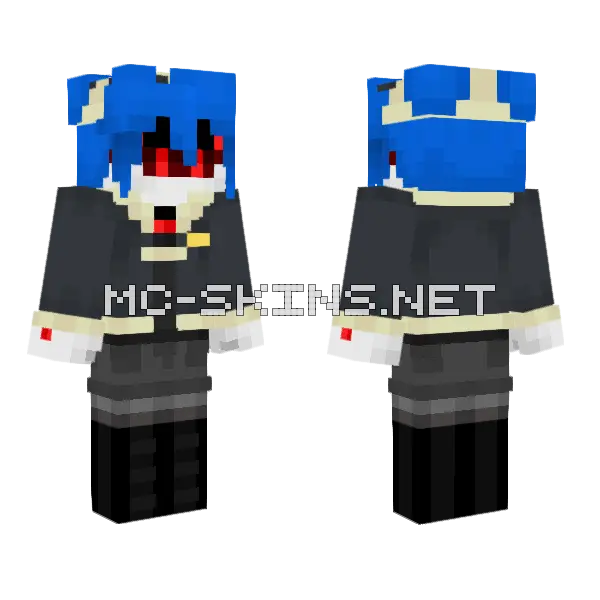 Colt Redmond Helmet Minecraft skin, front and back