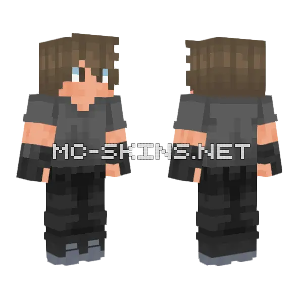 Combat Survivor Minecraft skin, front and back
