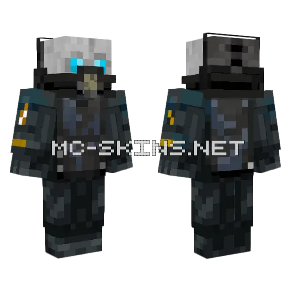 Combine Soldier Skin Minecraft skin, front and back