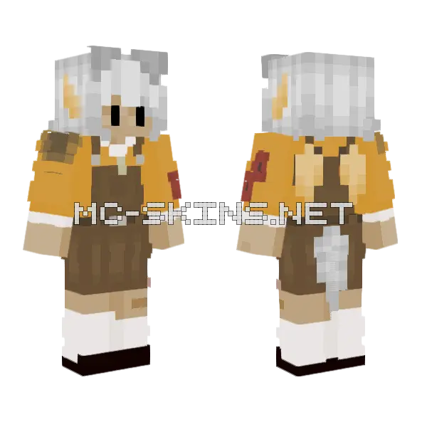 Comet Boy Minecraft skin, front and back