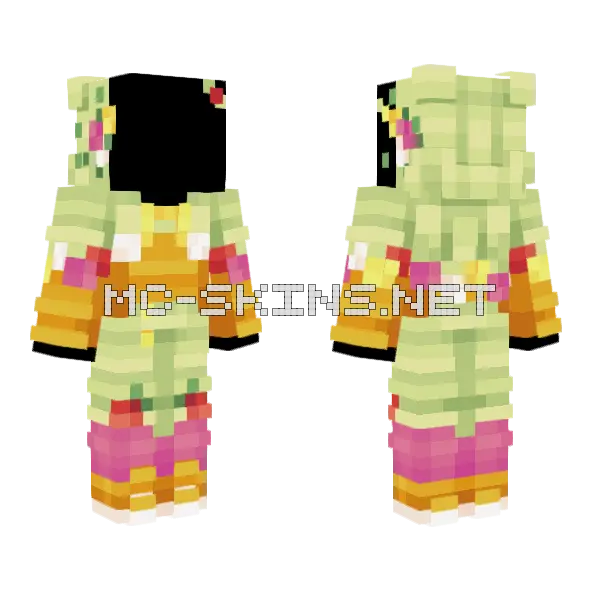 Comfey Ob Minecraft skin, front and back