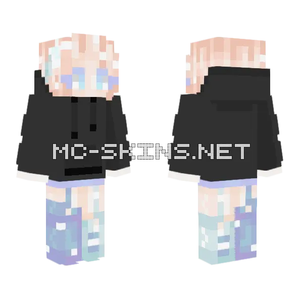 Comfort Lizzy Minecraft skin, front and back