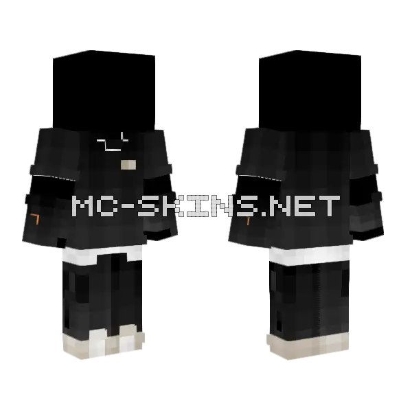 Comfy Clothes Base Minecraft skin, front and back