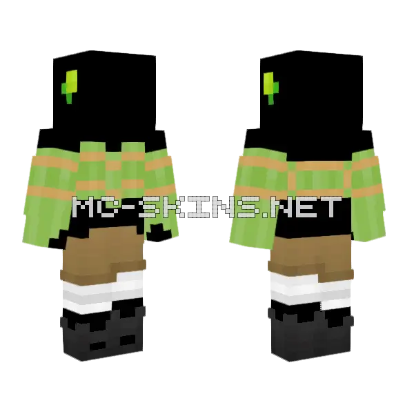 Comfy Clothes Part 2 Minecraft skin, front and back