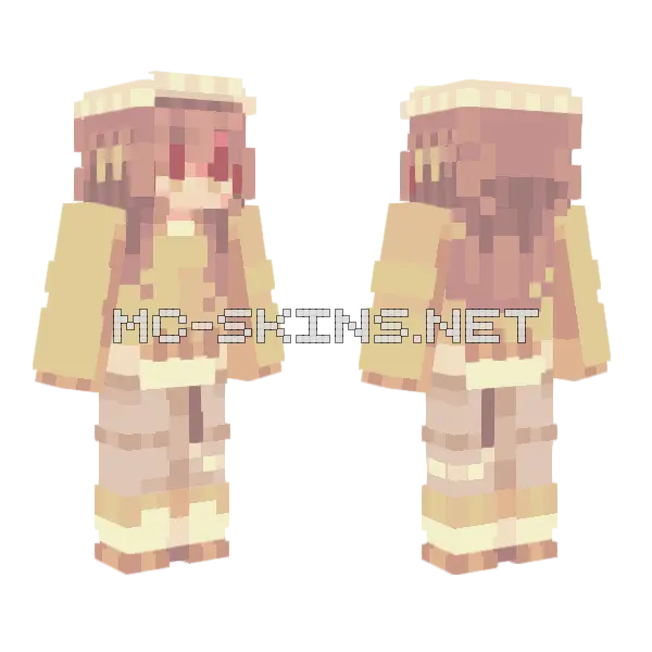 Comfy Cool Minecraft skin, front and back