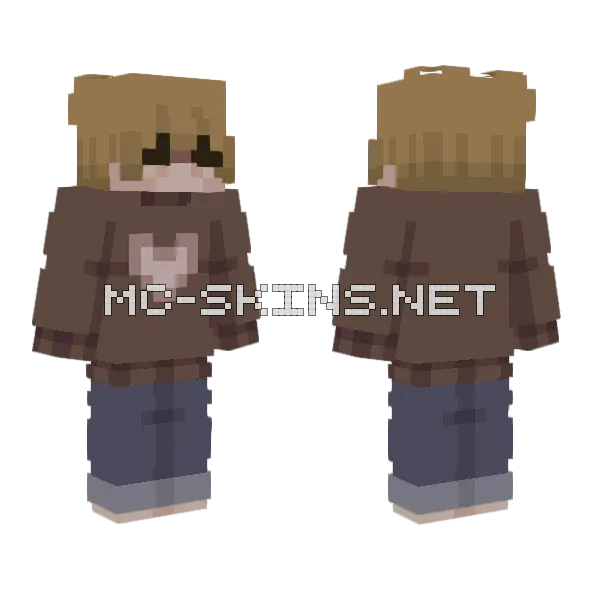 Comfy Farmer Skin Minecraft skin, front and back