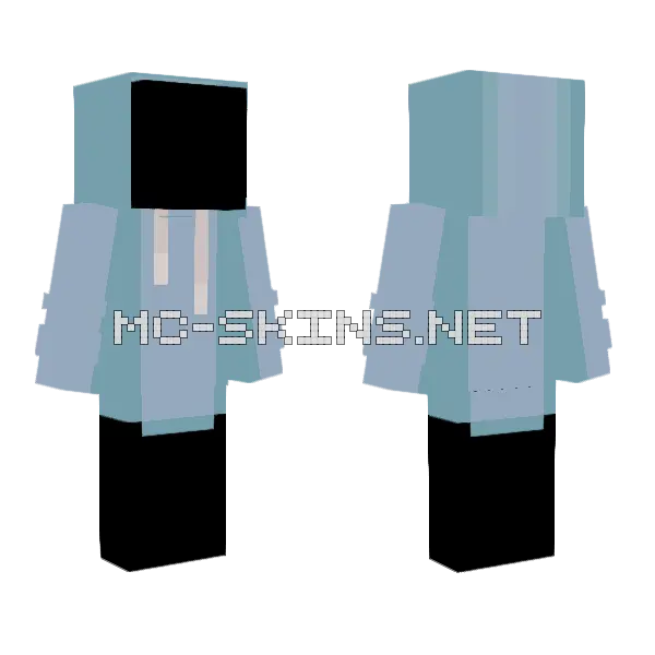 Comfy Sweatshirt Base Minecraft skin, front and back