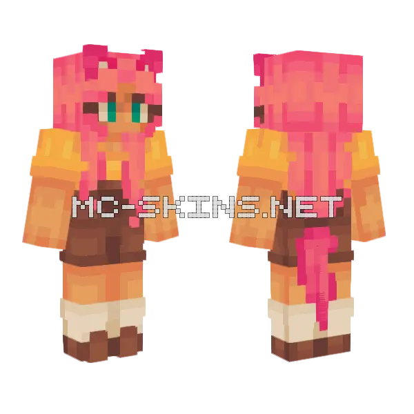 Commissioned Skin 1 Minecraft skin, front and back