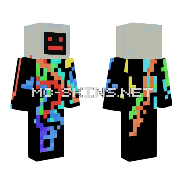Compust 182828 Evil Minecraft skin, front and back