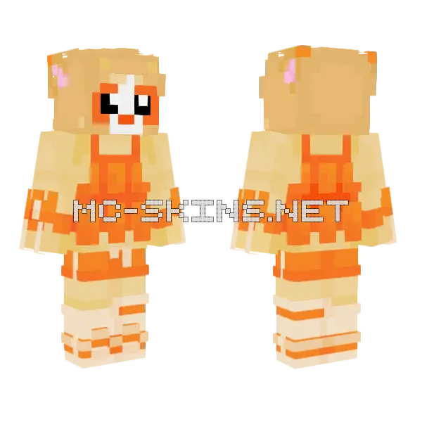Conafurrf Cute Cat Minecraft skin, front and back