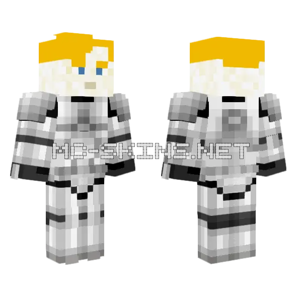 Conan O Trooper Minecraft skin, front and back