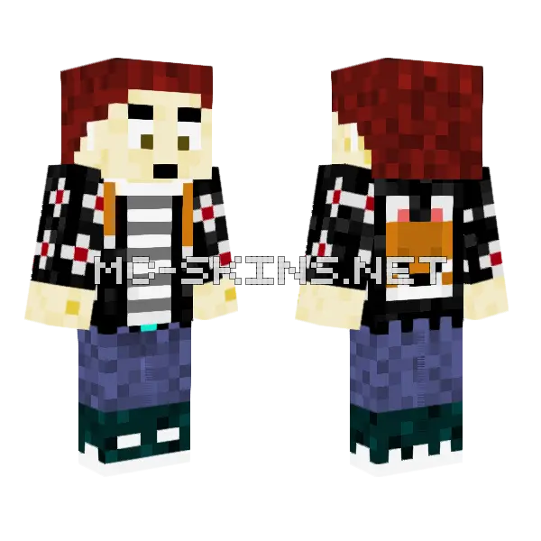 Concha Minecraft skin, front and back