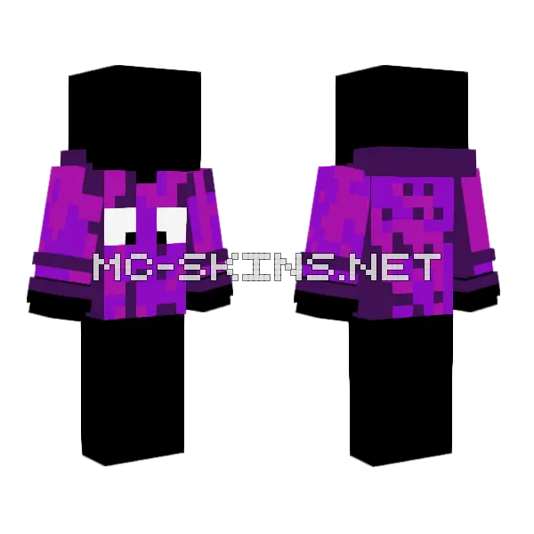 Confetti Hoodie Soul Crafters Minecraft skin, front and back